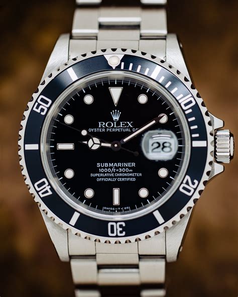 Rolex Submariner Reference 16610, A Stainless Steel Automatic 